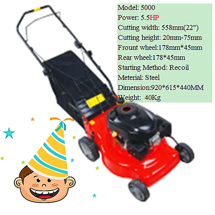 quality garden grass cutter gas lawn movers