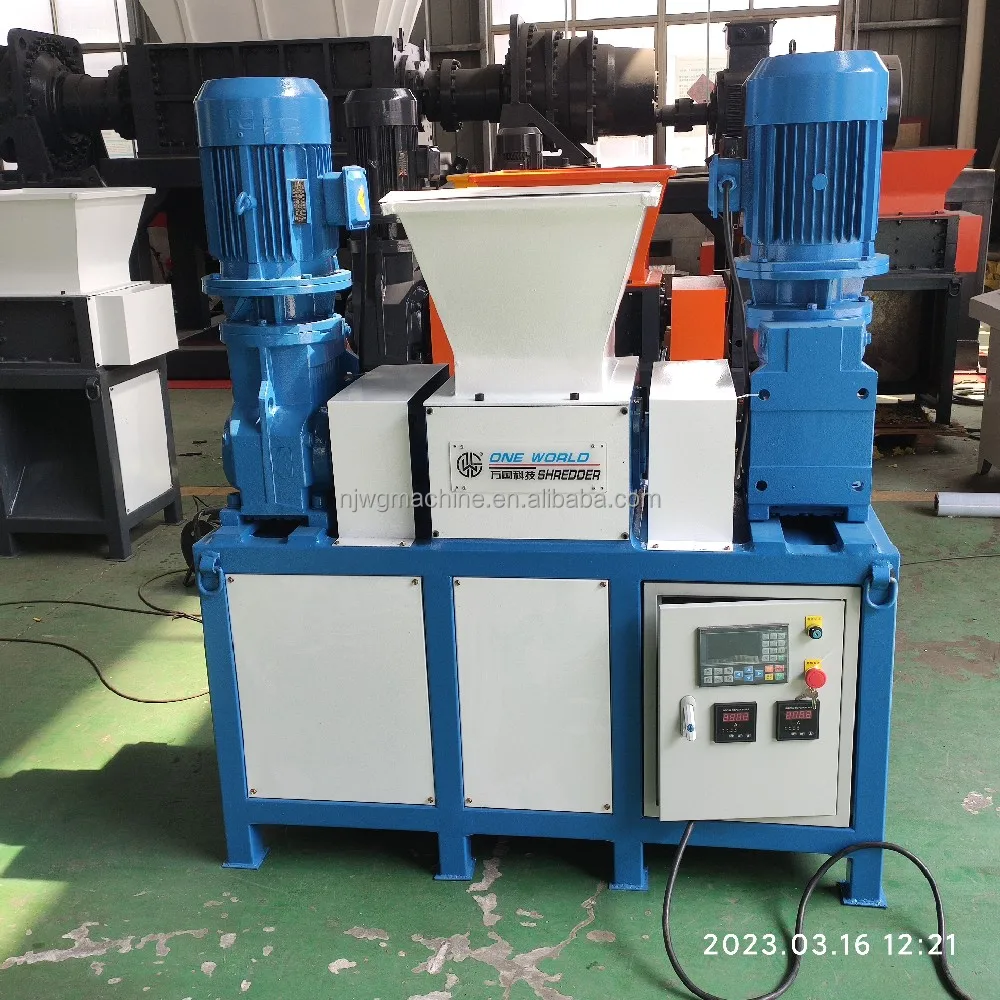 High quality material selection manufacture small shredder specifications complete iron sheet carton crushing
