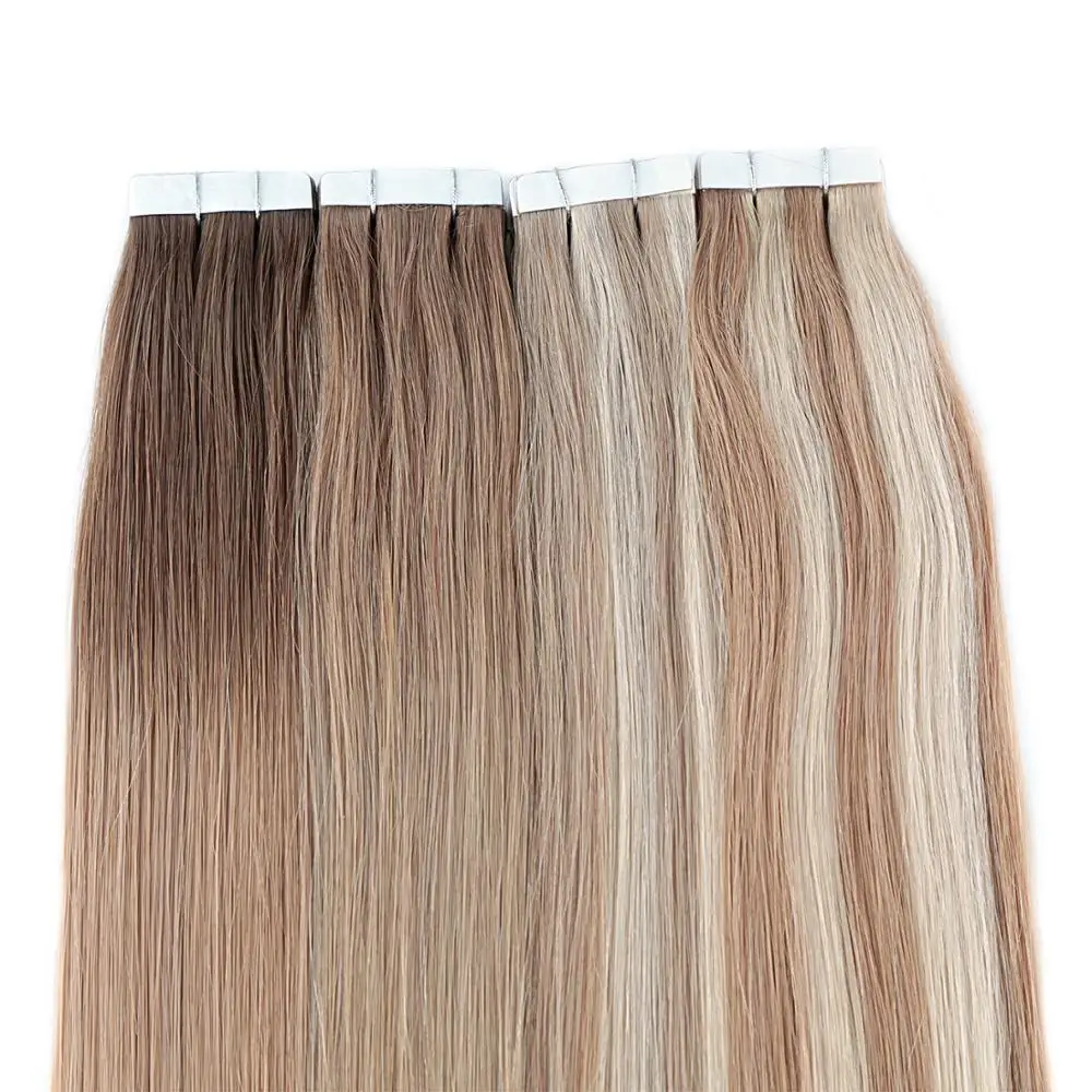 
Neitsi 100% Remy Tape in Hair Extensions Human Hair Seamless Tape in Skin Weft Double Drawn double sided tape for hair pieces 