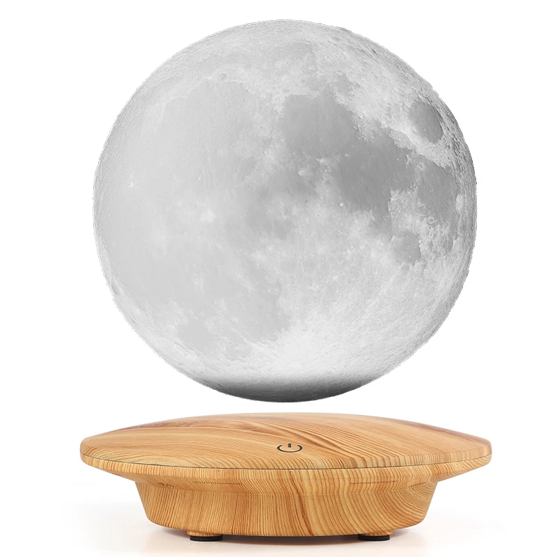 Factory Price 3D Levitating Moon Lamp Floating Touch Control Smart Lighting Moon Lamp Floating With Adpater For Home Decoration