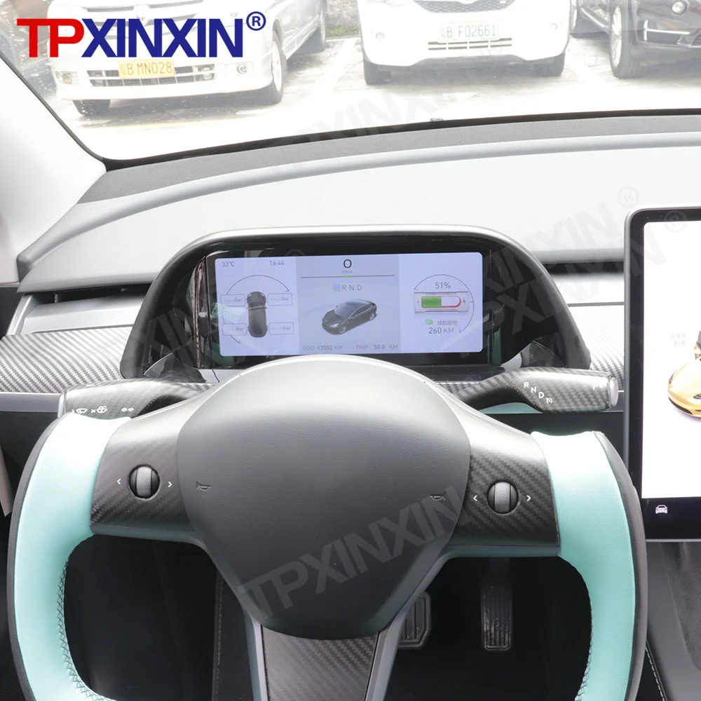 TPXINXIN для Tesla Model 3 новая модернизированная Автомобильная ЖК-панель инструмента цифровой кластер приборная панель