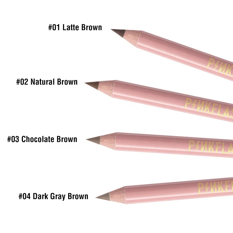 PINKFLASH PF-E02 Waterproof Durable Soft Dry Eyebrow Pencil Create Perfect Eyebrow