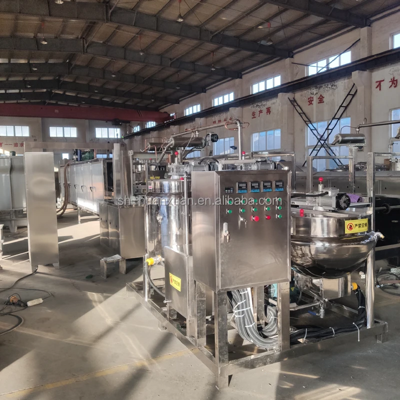 Gelatin Maker Production Line Making Gummy Bear Candy Depositor Machine