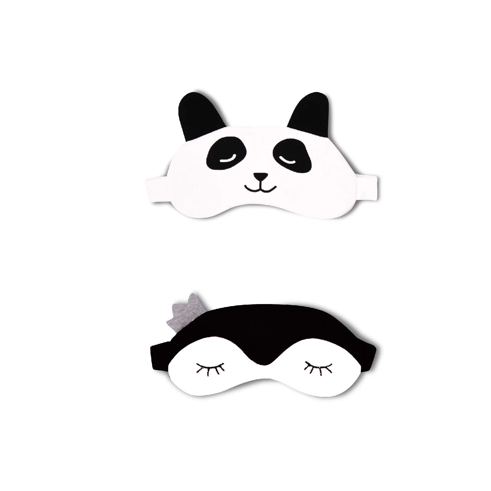 Drop Shipping Petelulu  Free gift Super Soft Custom Animal sleeping travel cool sleep eye mask for eye relax