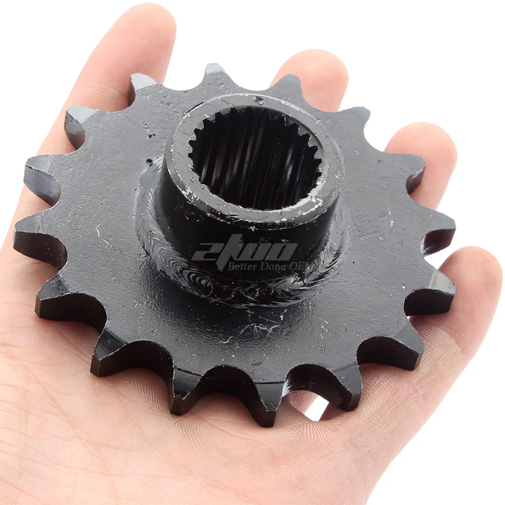 Front Sprocket 530 Chain 16 Teeth Front Sprocket Pinion High Strength For Gy6 150cc 200cc ATV Quad Go Kart Chain Sprocket