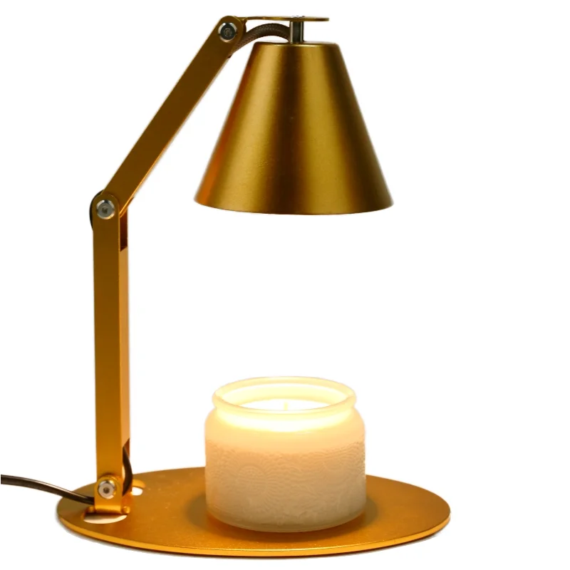 Ready to ship Adjustable Foldable aromatherapy candle warmer lamp Lantern with timer Heat wax Melting for Home room decor gift