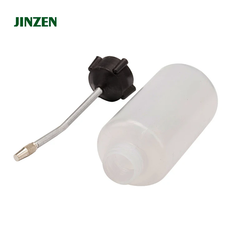 Sewing Machine Oil can / Plastic oiler can with iron Handle P010 120ML JZ-71404