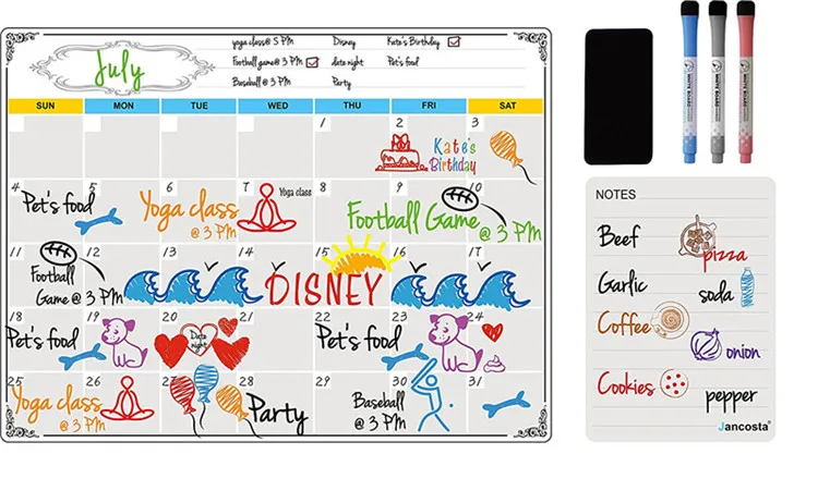 Animal Magnetic Reward Chart for Kids/ Magnetic Monthly Calendar Fridge Magnets Magnet + Paper Customized Size Paper Box 3-5days