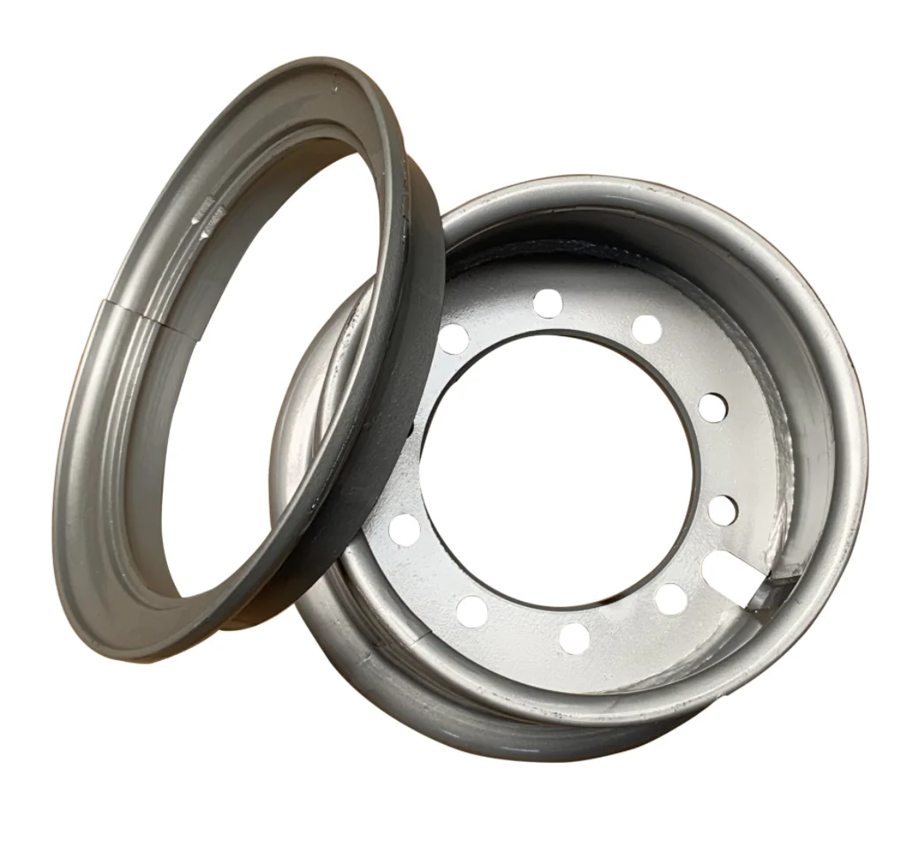 Made in CHINA factory Wholesale Forklift divided split rim two parts  7.00T-16 For Forklift Tire 9.00-16