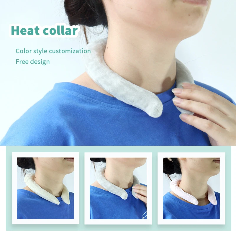 Best-selling Winter Heating Collar with Metal Plate Sodium Acetate Snap Heat Thermal Neck Warmer