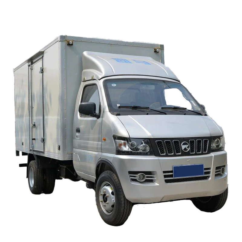 KAMA K23 Made in China 1-2 Ton Truck Cargo 4x2 Cargo Truck Single Box Gasoline 3.3M Small Box Food Truck With Good Price