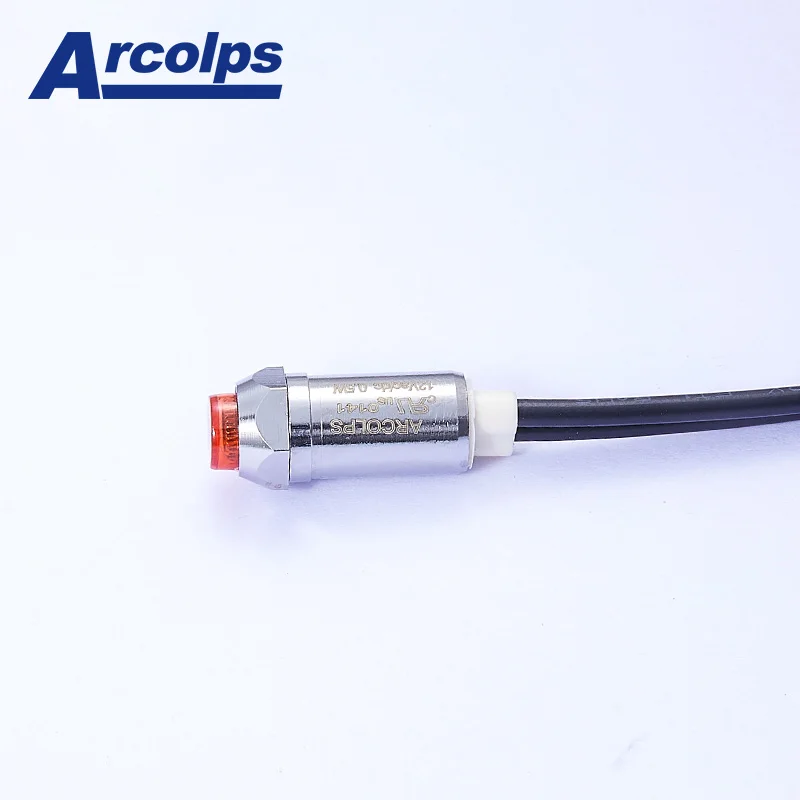 Pilot lights 6mm Rear Mount Indicator Li  12v/24v/110v/230v/460v Red Green Blue Amber white indicator lamp