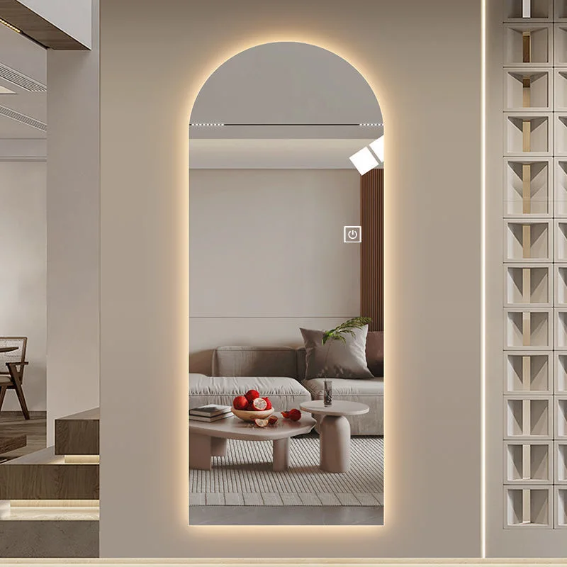 Заводская распродажа Бескаркасный задний свет светодиодное умное зеркало в полный рост для