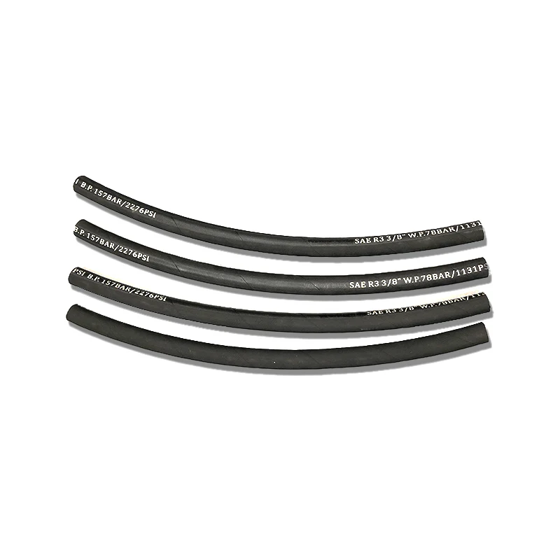 Factory Direct Rubber Oil Hose Sae J30 R6 Hydraulic Rubber Hose