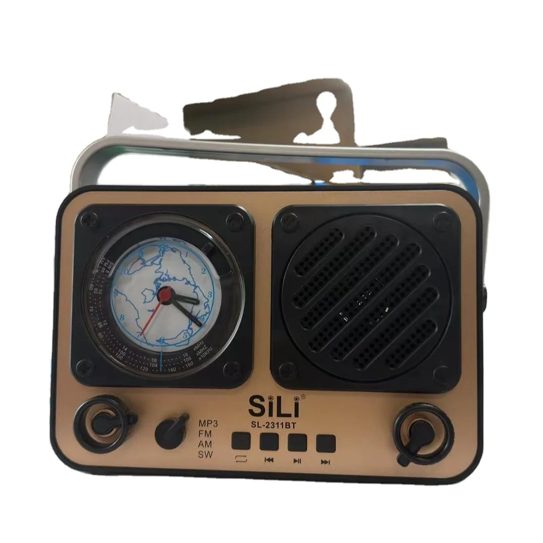 Приемник FM/AM/SW с BT/USB MP3 плеером SL-2311BT портативное радио с хорошим качеством персонального дизайна