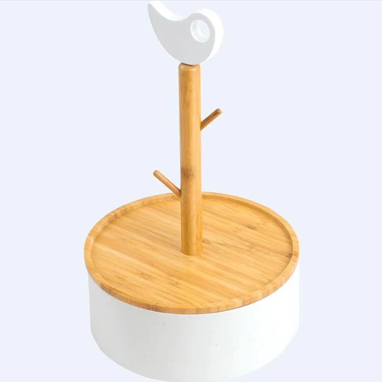 Desk Organizer Office Organizer Multi-Purpose Natural Bamboo Fiber Jewelry storage box Jewelry Organizer