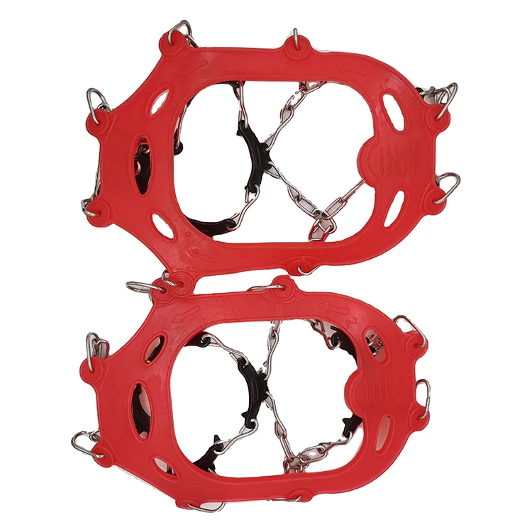 Чехол для походной обуви, захват для льда, скобы, альпинизм, 8 шипов, силиконовые шипы для льда, снежные шипы