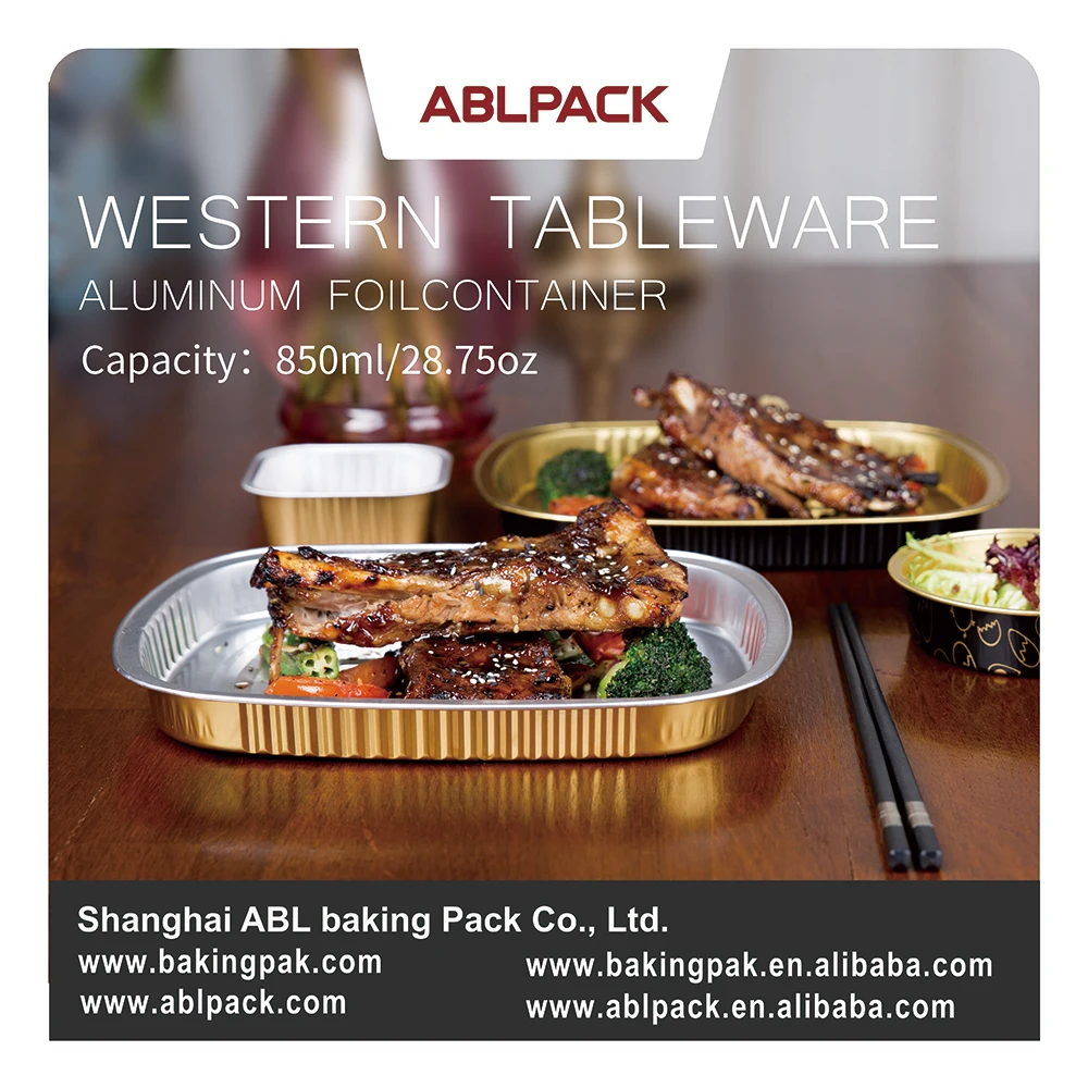 smooth wall catering container cake mold tray plate ABLPACK aluminum foil baking cup fast food package sealer making machine