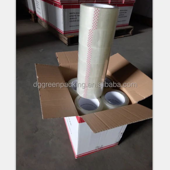 1000m clear transparent Machine bopp adhesive tape/sealing adhesive tape/packing tape
