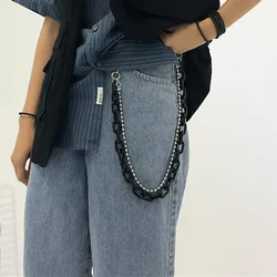 Fashion Plastic Buckle Pants Chain Hip Hop Resin Girls Trousers Chain Jean Chains Mix And Match Trouser Suit