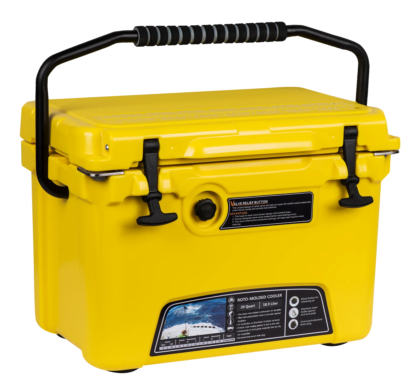 Food Container Cooler Box Hard Shell Cooler Picnic Yety Cooler Box