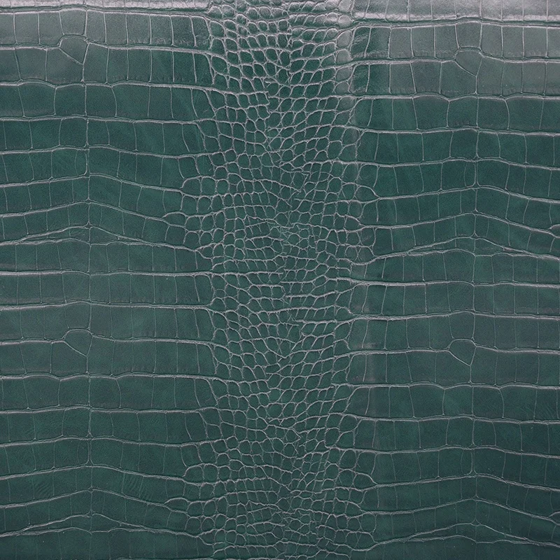Crocodile pu material artificial leather used for bags