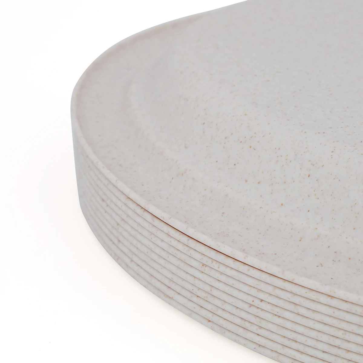 Disposable plastic heat-resistant picnic fruit plates household plates tableware cake plates wholesale