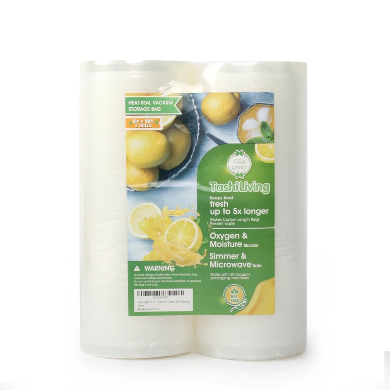 Vacuum sealer bags For Food Storage Fresh World Plastic Packing Bag Rolls