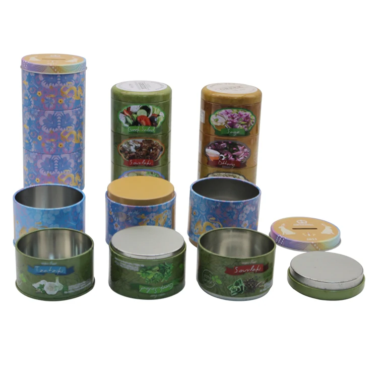 500ml 16oz Coffee Tin Cylinder Type Coffee Tin Round Oem Customization Coffee Beans Container Tin