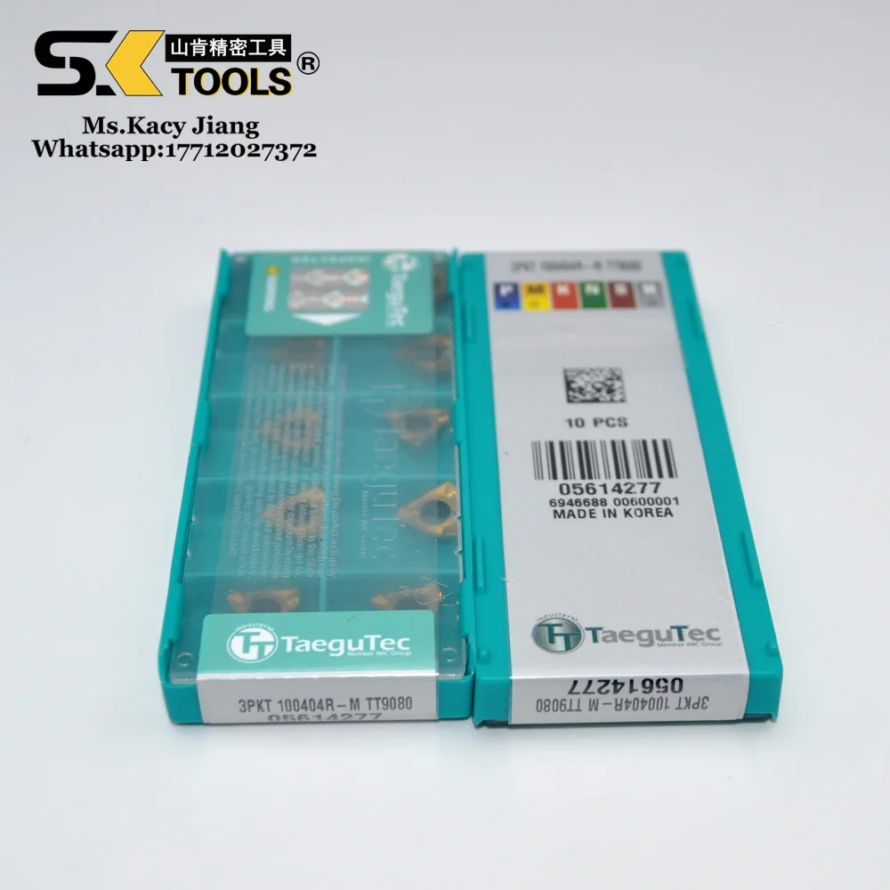 Оригинальные высокие положительные вставки TAEGUTEC 3PKT 10 m 100404R-M TT9080 для 90C плеч и общей обработки