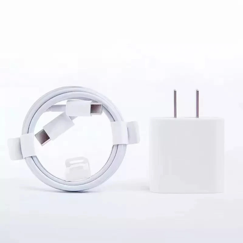 For iPhone 14 Original Adapter PD 20W Charger USB-C Fast Charger EU US Plug USBC Type C Wall Charger Cable For iPhone 14 13 12