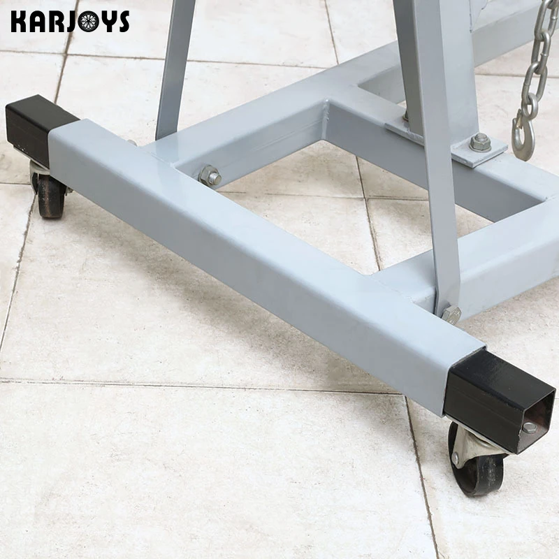 2 ton portable floor small lift engine crane hydraulic jack engine crane for car