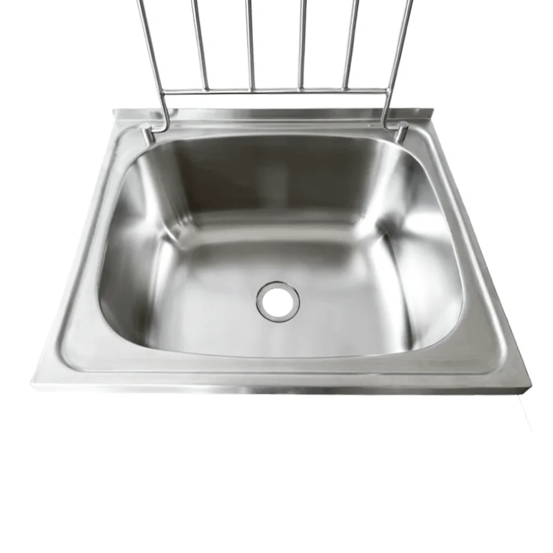 304 stainless steel medical table mop wash basin wall mounted floor mounted mop sink