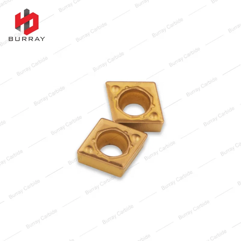 High Performance CCMT060204-HQ Tungsten Carbide Indexable Turning Insert with CVD Coating