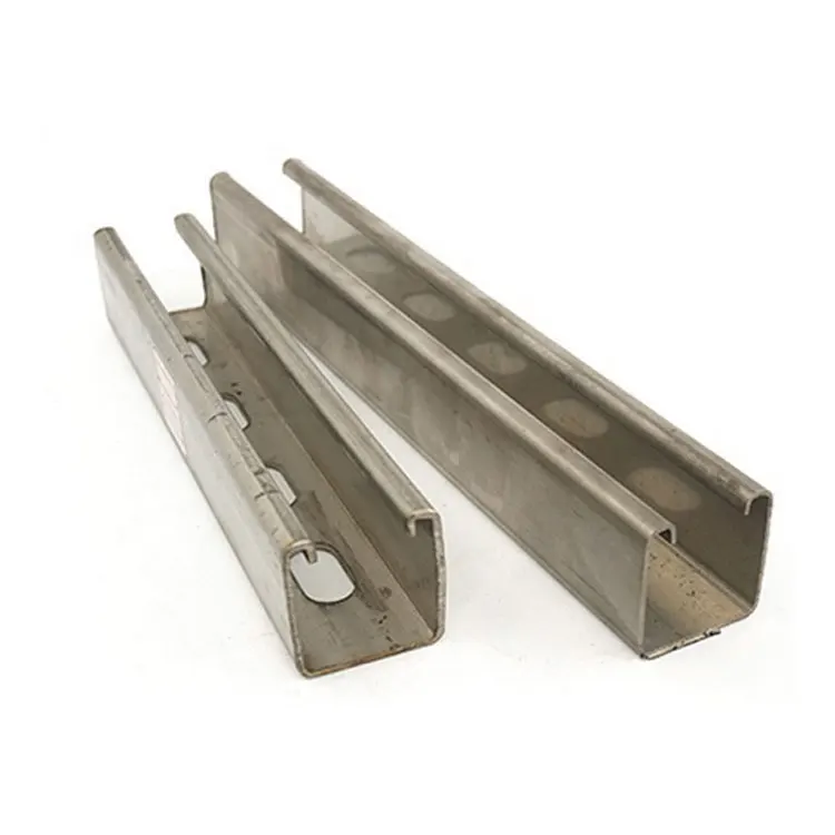 Good price galvanized c u z shape steel profile s235 4 inch c channel c lipped channel for solar bracket