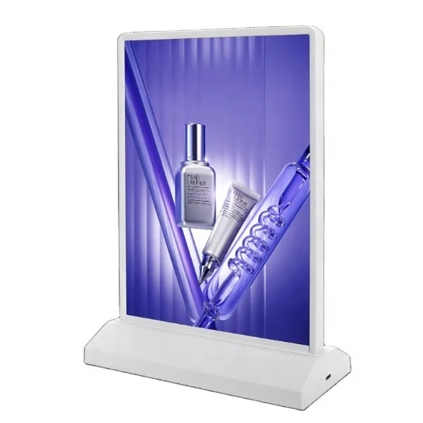 A4 Double Sided Frame Led Lightbox Advertising Poster Frame Illuminated Billboard Restaurants Menu Light Box Sign