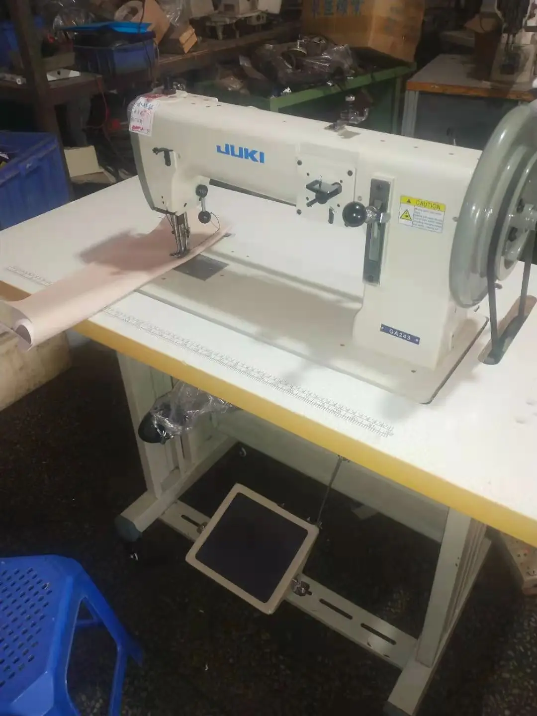 JUKI 243 importar maquinas de coser Китай толстая нить плоский замок сверхмощные Швейные машины для кожаных изделий диван