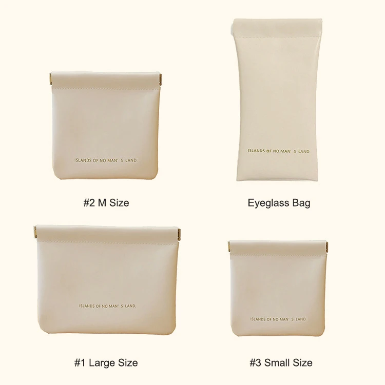 Factory Wholesale Custom Logo Luxury 2023 New Pink Small PU Leather Mini Lipstick Pouch Travel Cosmetic Makeup Bag