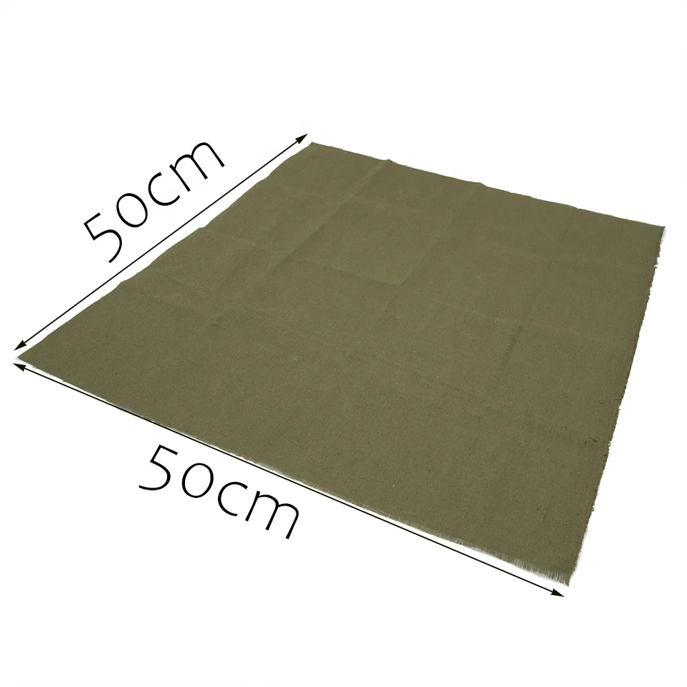 Color fabric with punch needle