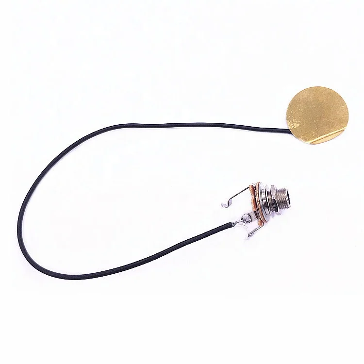 Wholesale  Acoustic Guitar Pickup Ukulele Guitar Transducer Pre-Wired Amplifier Piezo Pickup With Jack