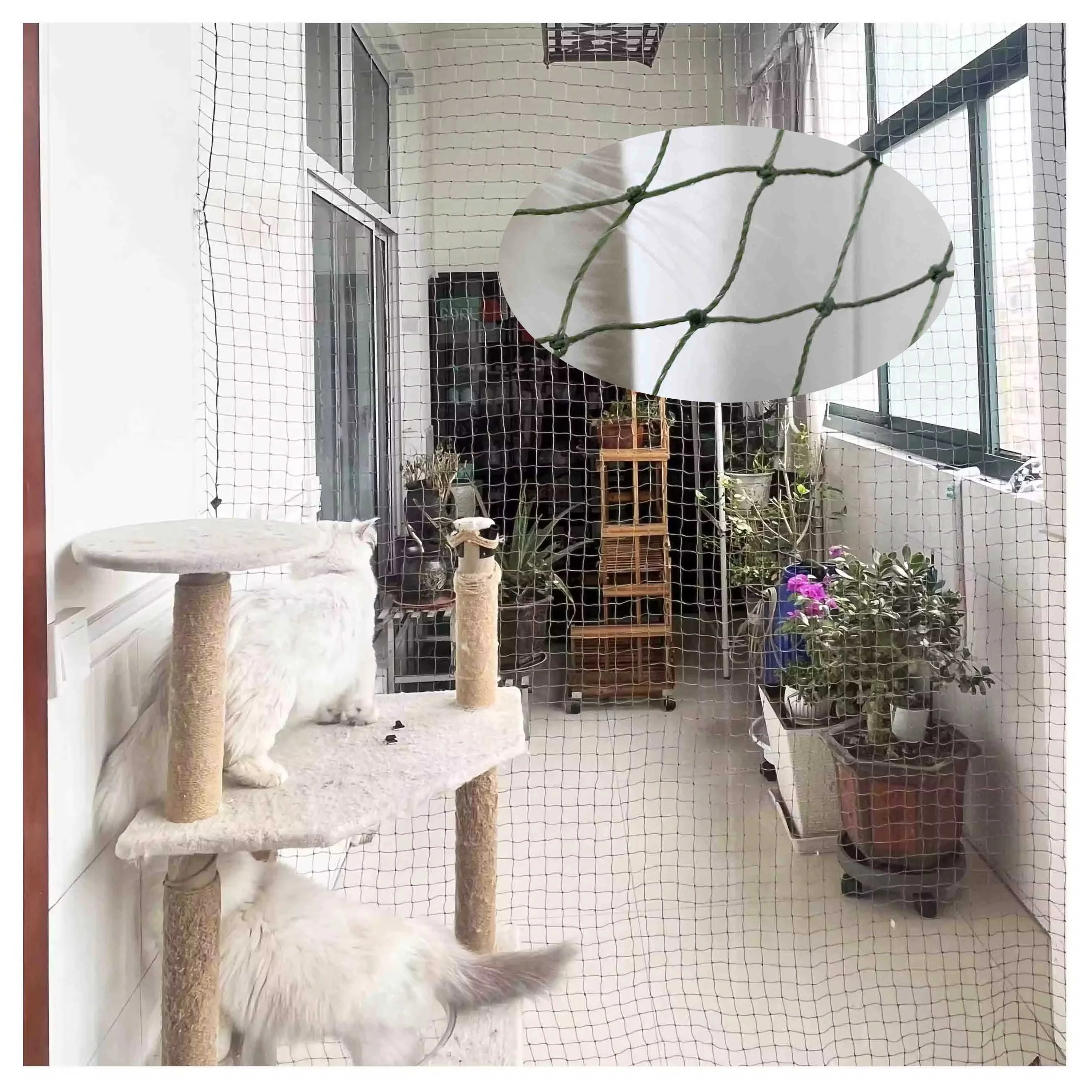 pet fence cat safety net, balcony protection net Suitable for installation on indoor and outdoor windows, stairs and balconies