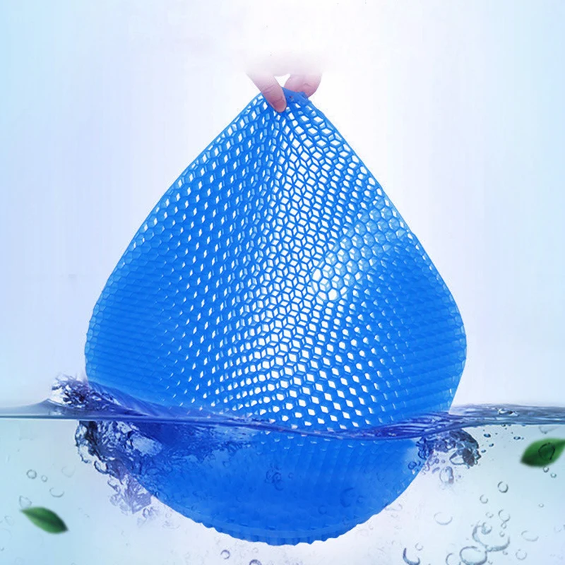 Non-slip Gel Cushion with Cover Breathable Cooling Seat Mat With High Elasticity Washable Chair Seat Pad For Summer