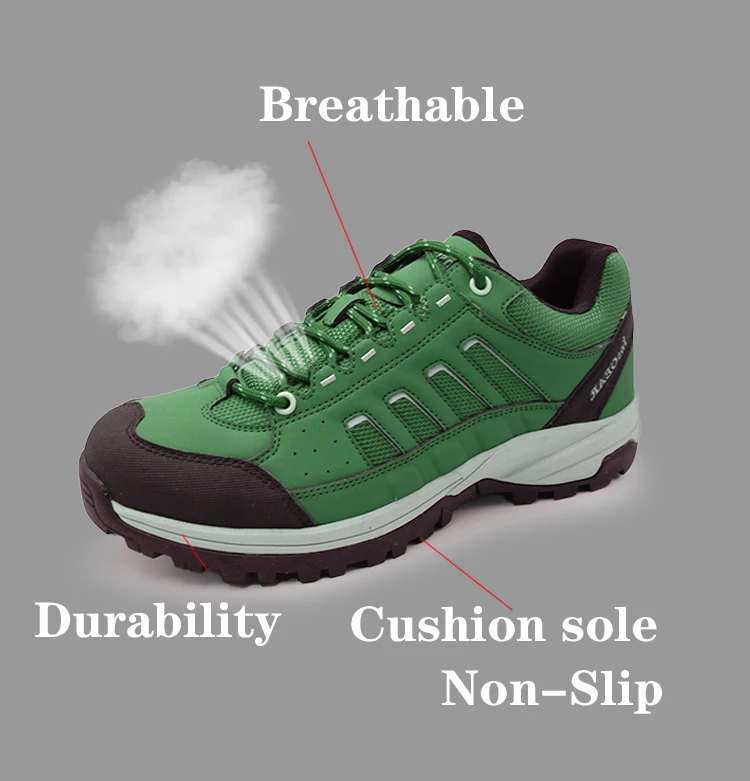 Мужские прогулочные Водонепроницаемые кожаные ботинки INSG легкие дышащие походные треккинговые 8B20