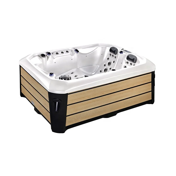 Sunrans whirlpool massage outdoor 3 person balboa mini hot tub spa