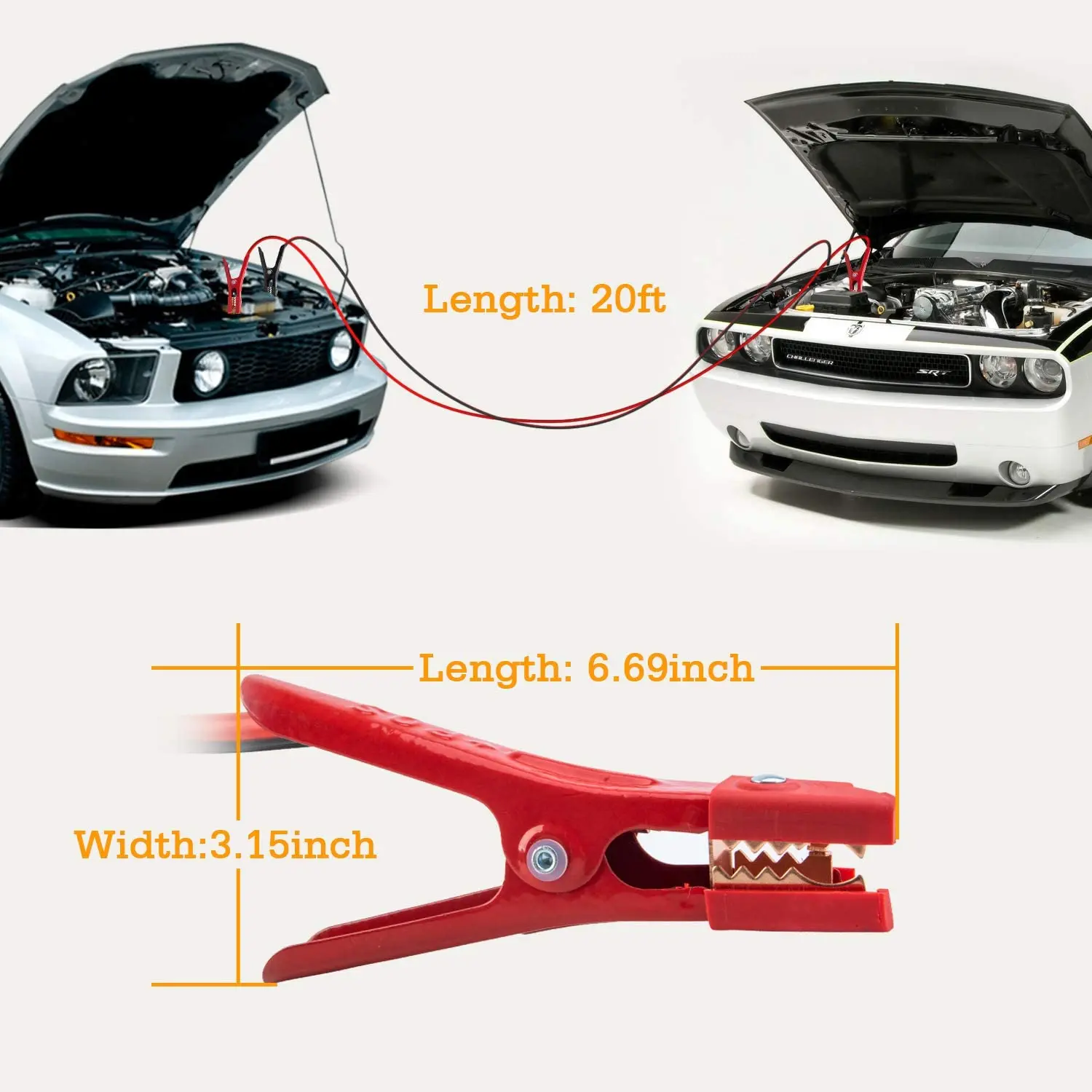 heavy duty lorry jump leads husky 20 ft jumper cables jump leads automatic car