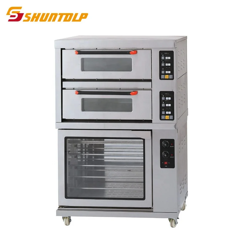 1 deck 2 tray deck oven Commercial electric cake oven  bakery shop restaurant equipment gas bread pizza single deck oven