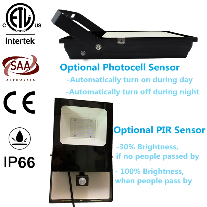 Shenzhen 7 YEARS WARRANTY IP66 underwater test outdoor floodlight 50w 100w 150w 200w 240w 300w LED Flood Light ETL CB CE