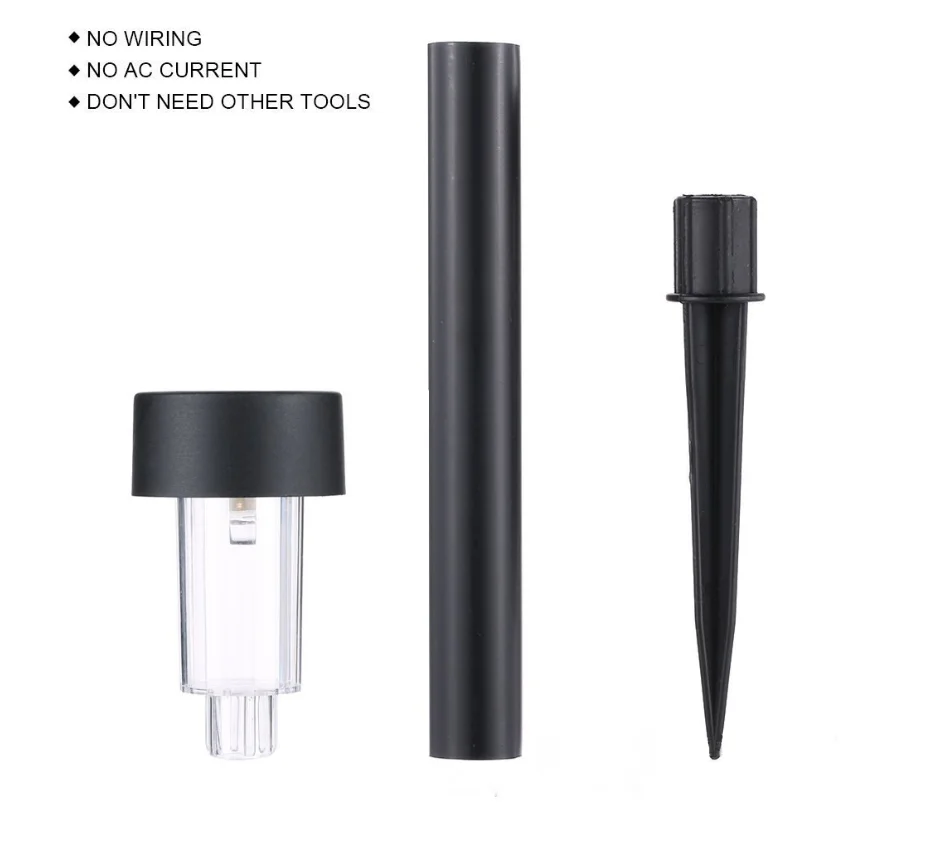 
Outdoor Path Yard Floor LED Pillar Solar Garden Lights Lawn Lamp High Quality Energy Saving Plastic Modern Outdoor Luminaires 70 