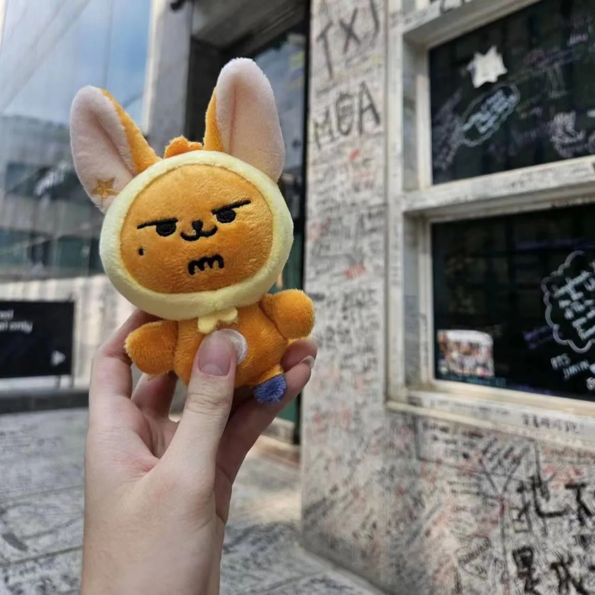 New Style Cartoon Korean Plush Cute TXT Keychain Pendant Schoolbag Decoration Plush