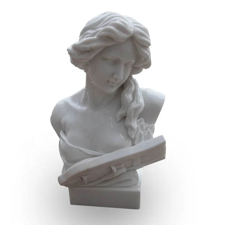 Marble veiled lady bust statue diana bust statue white marble sculpture lady bust statues